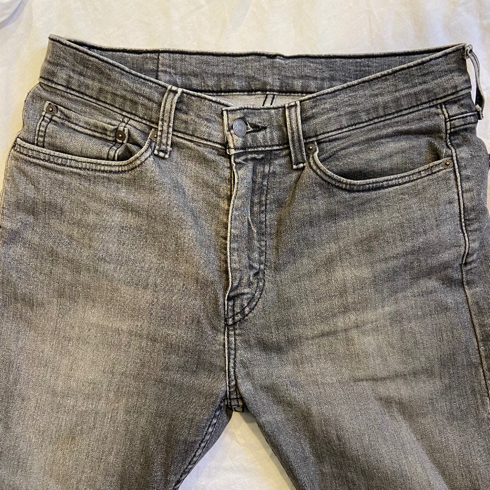 Levi's Faded Gray Jeans - 510 Skinny Fit, Size 31/32